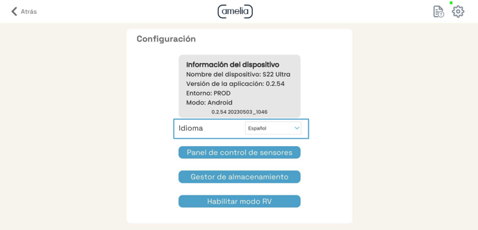 3. Cómo utilizar la configuración en Amelia para smartphone 2 [ES]