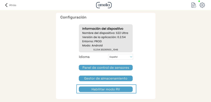 3. Cómo utilizar la configuración en Amelia para smartphone 4 [ES]