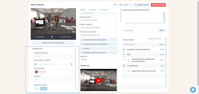 10. Cómo utilizar la configuración y los eventos cuando se utiliza un entorno 1 [ES]